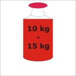 Gewicht ca. 10,5 kg - 15 kg
