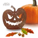 SAREMO Rost-Halloween-Kürbis auf Platte ca. 25 cm H | SA-HK3