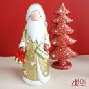 Casablanca Nikolaus Santa Georg goldfarben H29cm