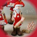 Casablanca Back-Nikolaus mit Nudelholz ca 29cm H