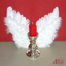 BADEN Glas-Kerzenhalter weigold-glnzend ca. 18 cm H |...