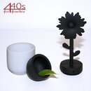 ZONE 3-tlg. Set TEE-EI Blume, Schwarz, mit weier...