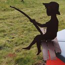 SAREMO Rost kleiner Angler FINN auf Steg als...