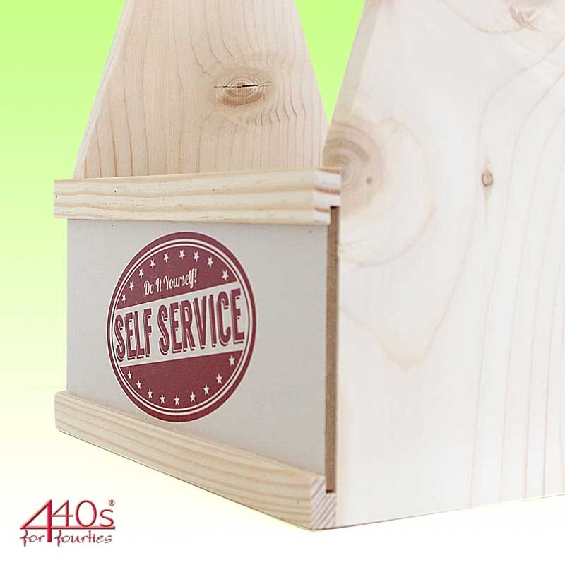 440s.de Shop » Contento Besteck Caddy SELF SERVICE Holz, 29,90 €