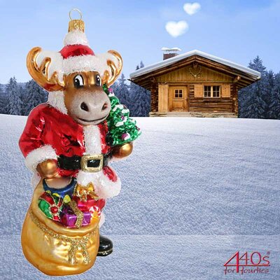 440s Christbaum-Hänger Rentier Santa