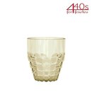guzzini Trinkglas TIFFANY gold- transparent H ca. 9,5 cm...