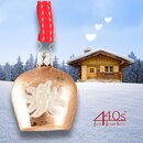 INGE-GLAS Weihnachts-Anhnger Edelweiglocke | IG-1-271-15