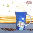 Mila Keramik-Becher Coffee-Pot NachtKatzen | MI-82445