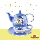 Mila Keramik Tee-Set- Tea for One NachtKatzen | MI-99425