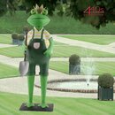 Exner Metall Frosch KANU mit Schaufel und grner Hose |...