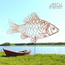 SAREMO Rost-Fisch Brasse ca. 70 cm L mit Stab | SA-FischD70