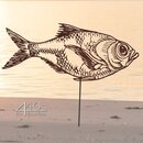 SAREMO Rost-Fisch Karpfen ca. 65 cm L mit Stab | SA-FischC65