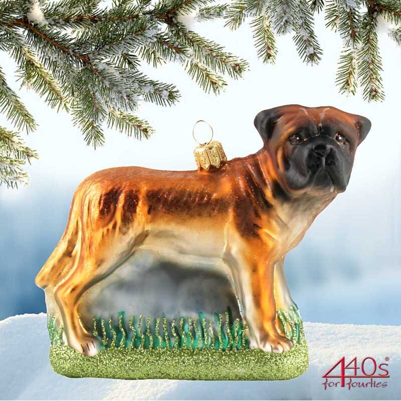 Hunde Geschenke kaufen: Glas Untersetzer Boxer