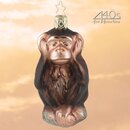 INGE-GLAS Weihnachts-Hnger Affe Nichts hren H ca. 10cm