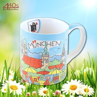 Mila Keramik-Becher München | MI-8015