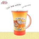 Mila Keramik-Becher Coffee Pot Oommh Katze Chill mal...