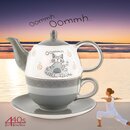 Mila Keramik Tee-Set- Tea for One Oommh Katze Pure |...