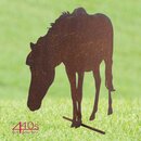 SAREMO Rost Pferd grasend H: ca. 39cm | SA-BH1-2