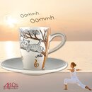 Mila Keramik Espresso-Tasse mit Untere Oommh Katze Pure...