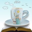 Mila Keramik Espresso-Tasse mit Untere New York | MI-88005