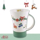 Mila Keramik-Becher Coffee-Pot Weihnachtszauber | MI-82188