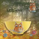 Mila Keramik-Schale Motiv Eulen Eul-ways Love You | MI-85205