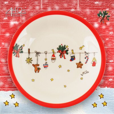 440s-Exklusiv Mila Keramik Schale Es Weihnachtet sehr |...