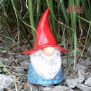 Tangoo Keramik-Wichtel mittelblau gesprenkelt H ca 30 cm...