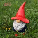 Tangoo Keramik-Wichtel dunkelblau gesprenkelt H ca 30 cm...