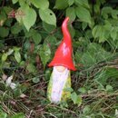 Tangoo Keramik-Wichtel schmal gelb gesprenkelt H ca 24 cm...