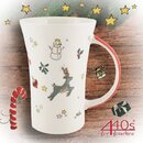 Mila Keramik-Becher Coffee-Pot Frohes Fest | MI-82246