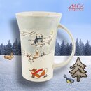 Mila Keramik-Becher Coffee-Pot Winterwald | MI-82244
