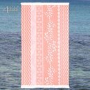 MUNDU Pareo Strand-Tuch Ornamental Lachsorange