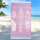 MUNDU Strand-Tuch Surf-Bretter pink-lila