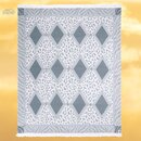MUNDU Hamam Tuch Zebra-Raute Stein-Grau