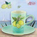 Mila Keramik Espresso-Tasse mit Untere Tutto Limone |...