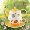 Mila Keramik Tee-Set Tea for One Lovely Flowers | MI-992491