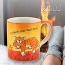 Mila Keramik-Becher Oommh Katze Einfach mal faul sein |...