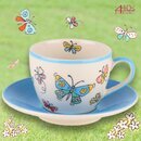 Mila Keramik Cappuccino-Tasse mit Untere Summer Beauty |...