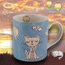 Mila Keramik-Becher Katze Daydream | MI-80276