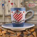 Mila Keramik Espresso-Tasse mit Untere Good Times | MI-88283