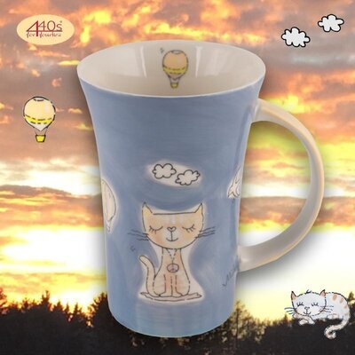 Mila Keramik-Becher Coffee-Pot Katze DayDream | MI-82276