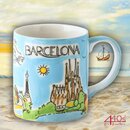 Mila Keramik Stdte-Becher Barcelona | MI-8080951