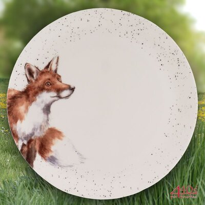 Wrendale Designs Porzellan-Speiseteller Fuchs ca 26,5cm D...