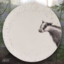 Wrendale Designs Porzellan-Speiseteller Dachs ca 26,5cm D...