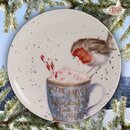 Wrendale Designs Porzellan Dessert-Teller Rotkehlchen ca....
