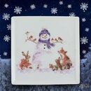 Wrendale Designs Porzellan Servier-Teller Schneemann ca....