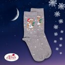 Wrendale Designs Damen Socken Weihnachts-Maus | WD-XSOCK006