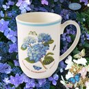 Portmeirion Keramik Tasse Botanic Garden Meadow Hortensie...