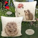 Wrendale Designs Baumwoll-Leinen Kissen Igel...